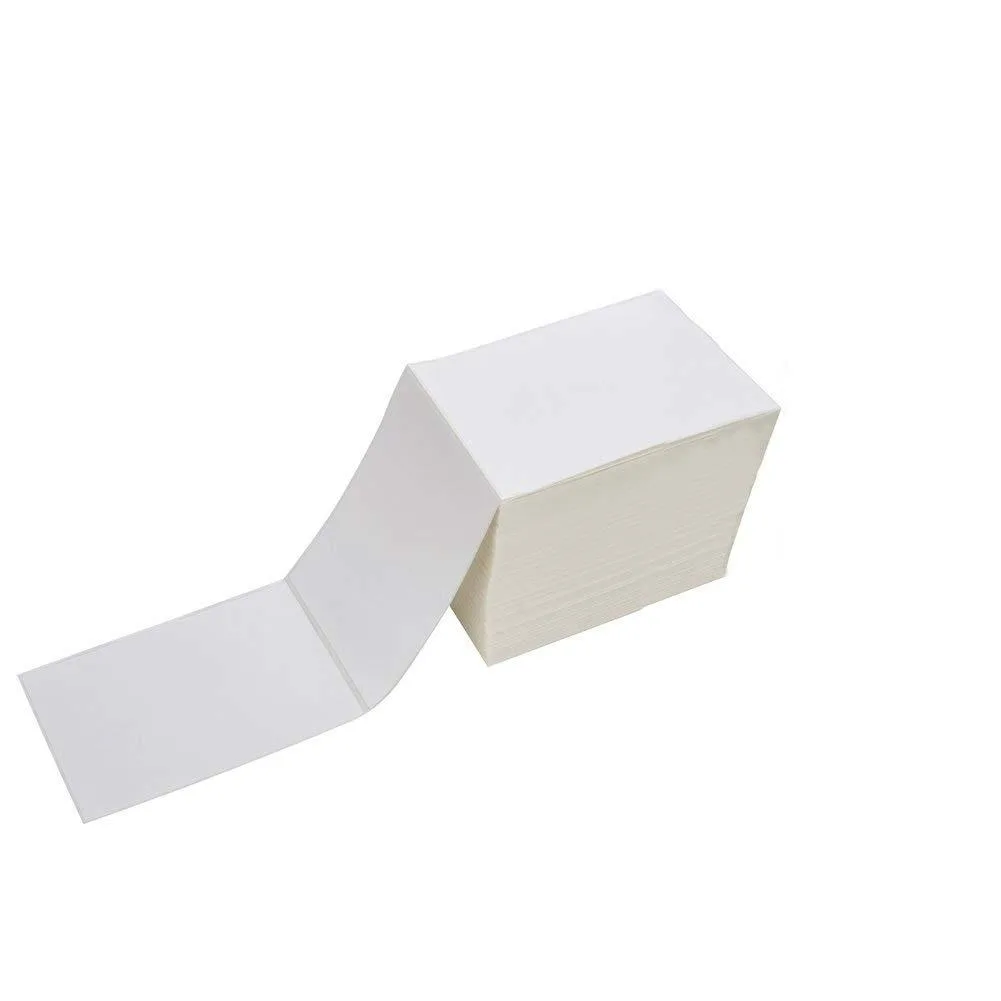  FLabel.46.500 4x6 Direct Thermal Labels 500 Perforated Fanfold — product photo