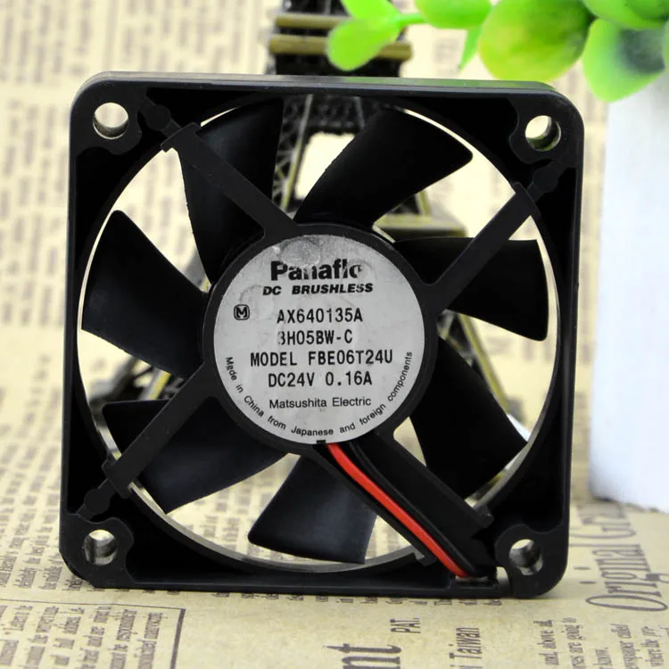 Fans Fans FBE06T24U 60x60x15mm 24V .16A case fan — product photo