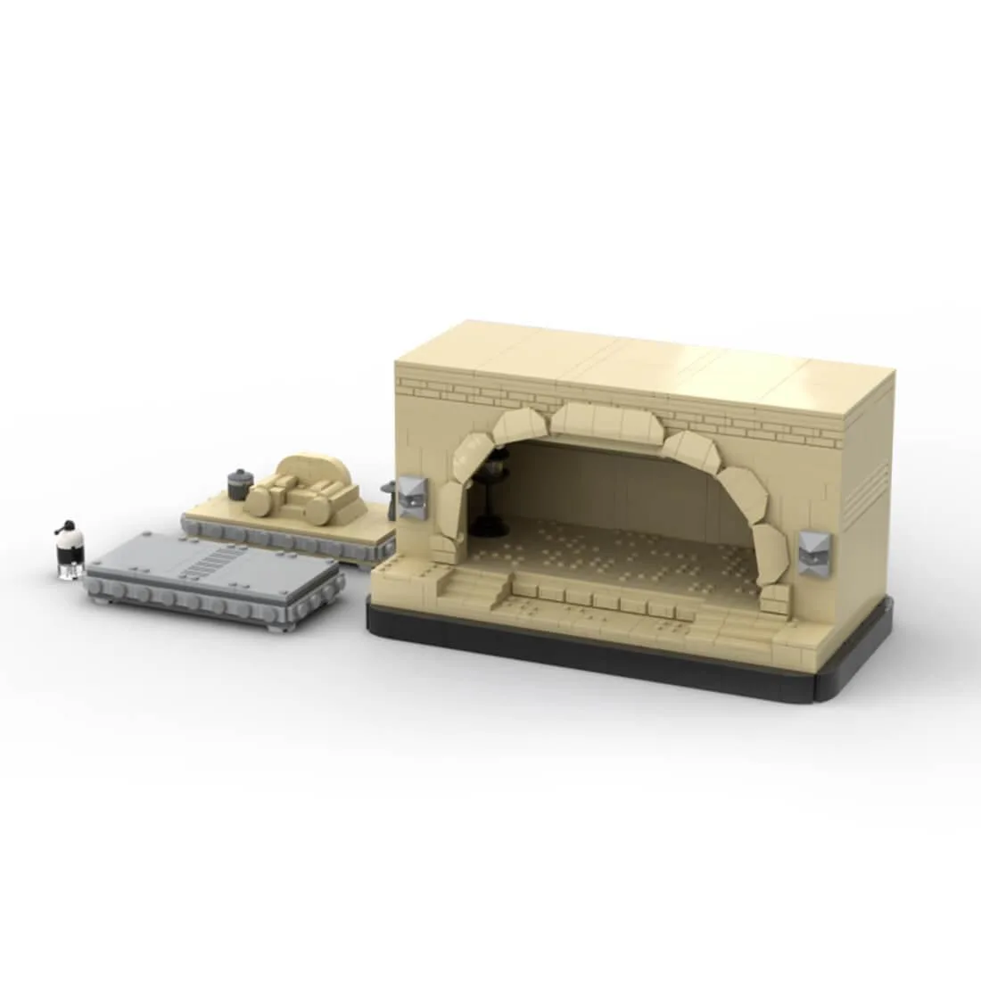 ZITIANYOUBUILD ZITIANYOUBUILD MOC-124632 Star Wars Throne Diorama 759pcs — product photo