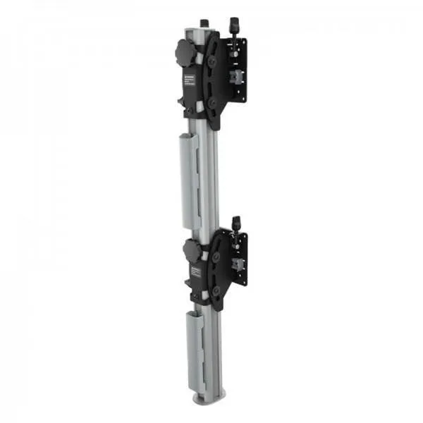 Atdec Atdec freestanding dual vertical monitor mount for two super ultrawide displays monitor accessory — product photo