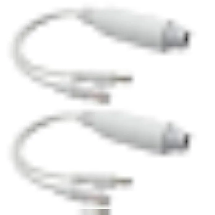TAURKENAM TAURKENAM 48V to 12V Waterproof PoE Splitter Adapter 10/100Mbps 18W White — product photo