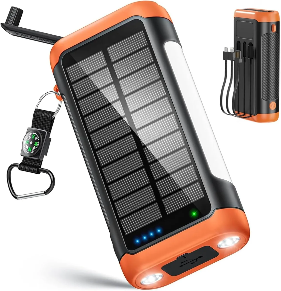 WOOJONG WOOJONG 66800mAh Solar Power Bank with Hand Crank — product photo