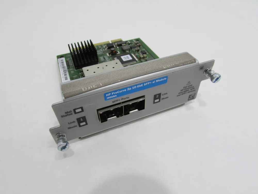 HPE HPE J9008A ProCurve 10GbE SFP+ 2-port switch module — product photo