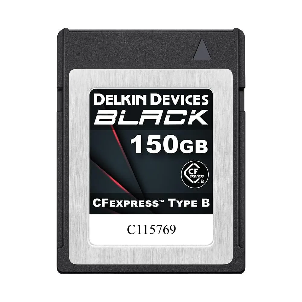 Delkin Devices Delkin Devices BLACK CFexpress Type B 150GB 2 in 1 accessory — product photo