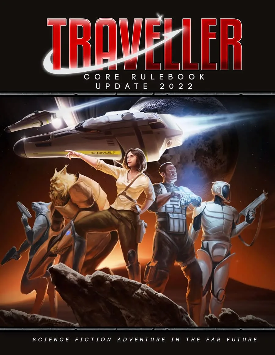 MONGOOSE PUBLISHING MONGOOSE PUBLISHING Traveller Core Rulebook Update 2022 game — product photo