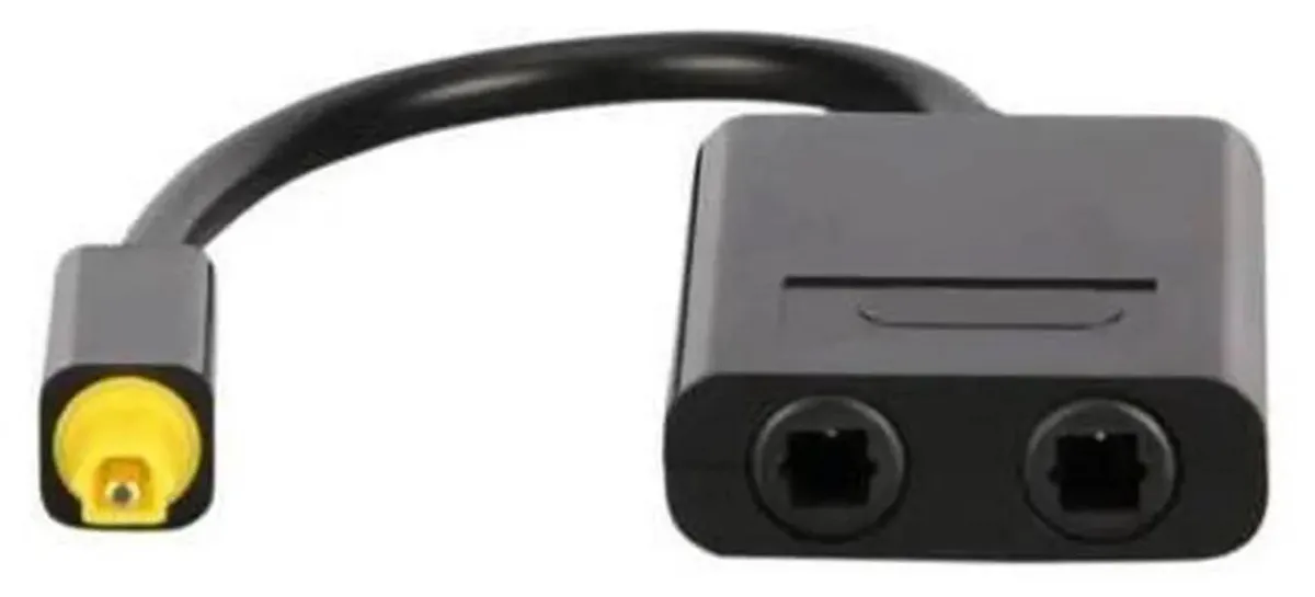 SMUGDESK SMUGDESK 1 In 2 Out Digital Optical Audio Splitter Black — product photo