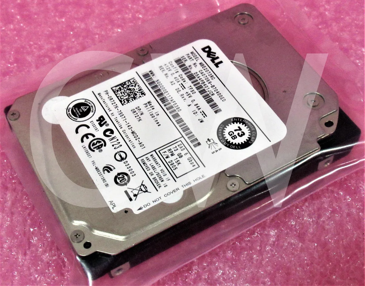 DELL DELL MBE2073RC 73GB 15K RPM 6Gbps 2.5" SAS internal hard drive — product photo