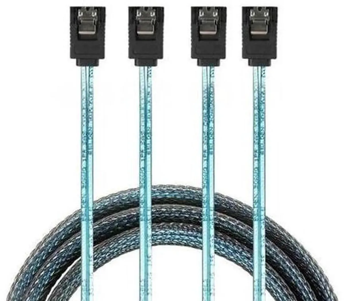 SMUGDESK SMUGDESK SFF-8087 Mini SAS to 4 SATA 6Gbps Cable 1m — product photo