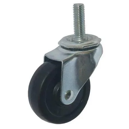 Zoro Select Zoro Select 20TM52 Swivel Stem Caster Rubber 4 in 115 lb Black accessory — product photo