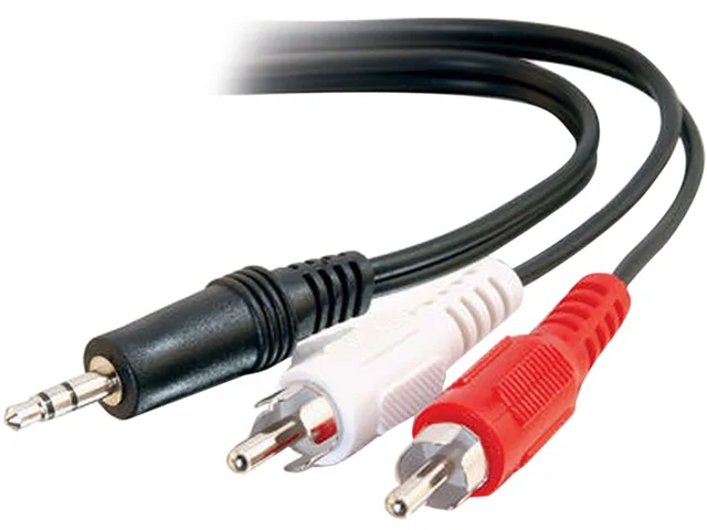 Cables To Go Cables To Go 39943 3.5mm to 2 RCA Y-Cable 12 ft — product photo