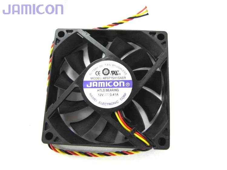 Zyvpee Zyvpee KF0715H1SABR 70x15mm 12V .41A 3-pin case fan — product photo