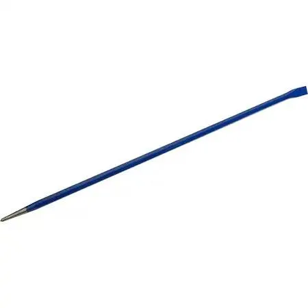 Royal blue 30 inch pinch bar with 3/4 hex shank