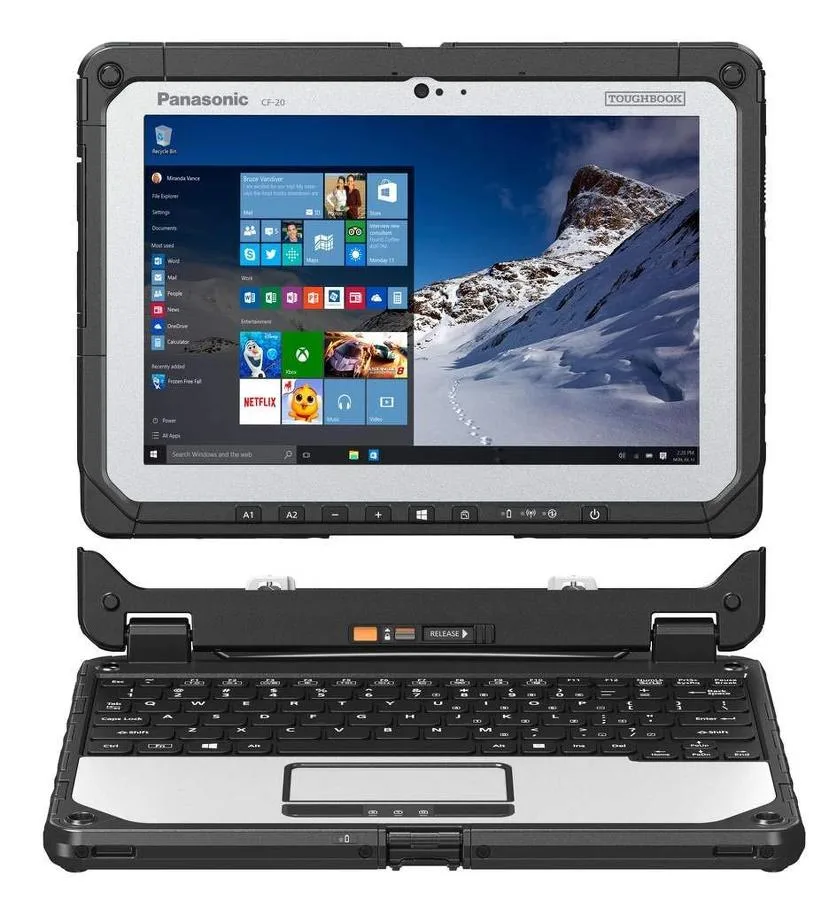 Panasonic Panasonic Toughbook CF-20 2-in-1 10.1" WUXGA m5-6Y57 16GB 256GB SSD 4G LTE — product photo