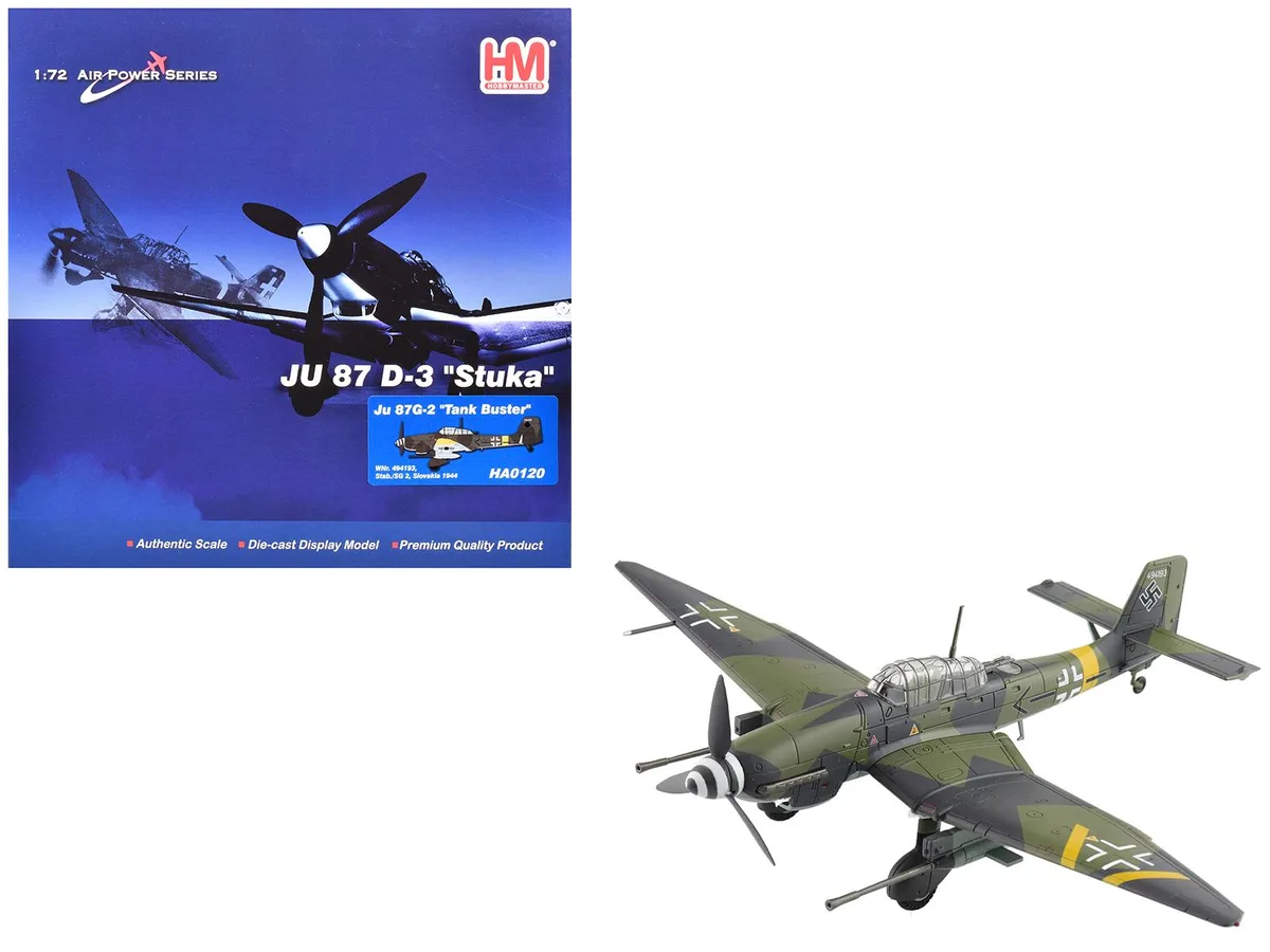 Hobby Master Hobby Master Junkers Ju 87G-2 Stuka "Slovakia" 1944 1/72 Diecast hobby collectible — product photo