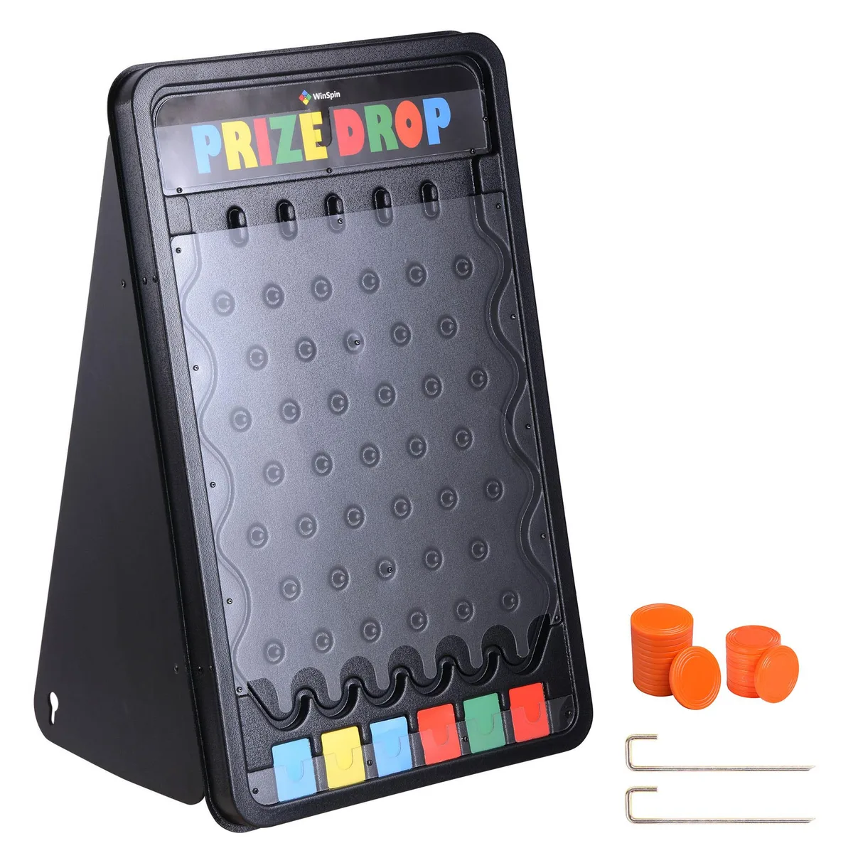 Yescom USA, Inc. Yescom USA, Inc. 35PDGSET001-3119IN-06 30x19" Prize Drop Game Board 22 Pucks — product photo