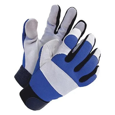 BDG BDG 20-1-1200-L Mechanics Gloves Black Blue Single Layer personal protective equipment — product photo