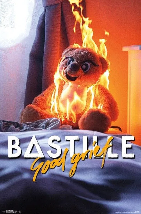 Bastille Good Grief poster print 22 by 34 inches on heavy stock paper