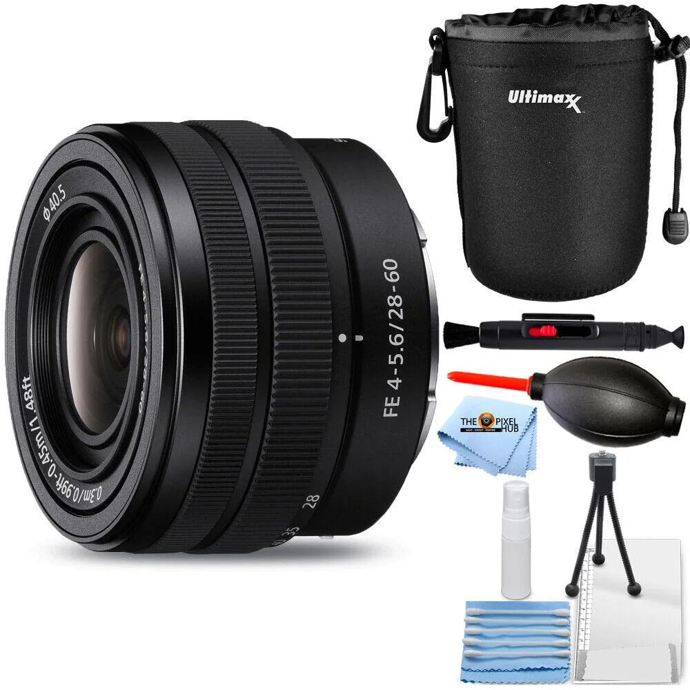 Sony Sony FE 28-60mm f/4-5.6 SEL2860 7PC Accessory Bundle — product photo
