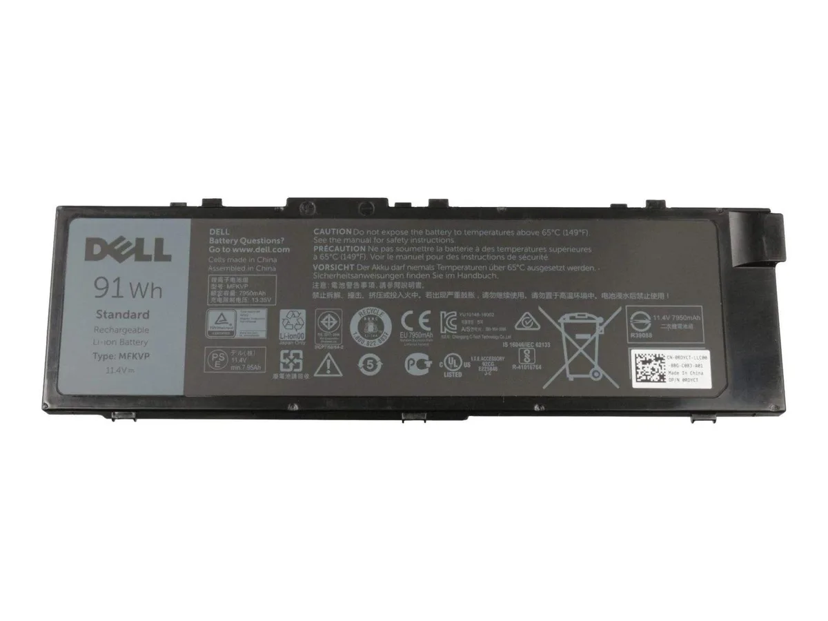TOPKTEAM TOPKTEAM 91Wh 11.4V laptop battery MFKVP for Precision 7510 7710 7520 7720 M7510 M7710 — product photo