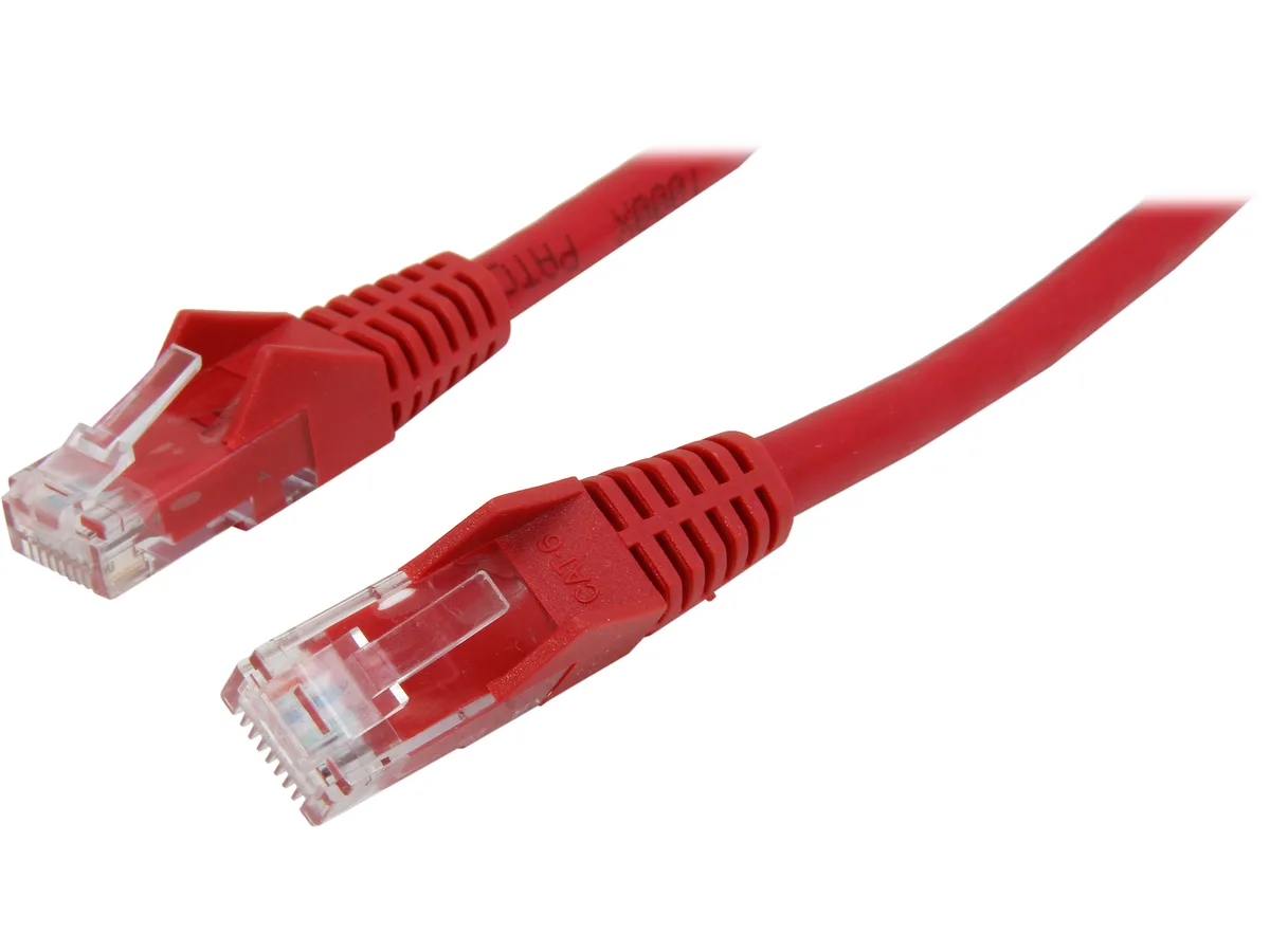 Tripp Lite Tripp Lite N201-003-RD 3 ft Cat 6 Red network ethernet cable — product photo