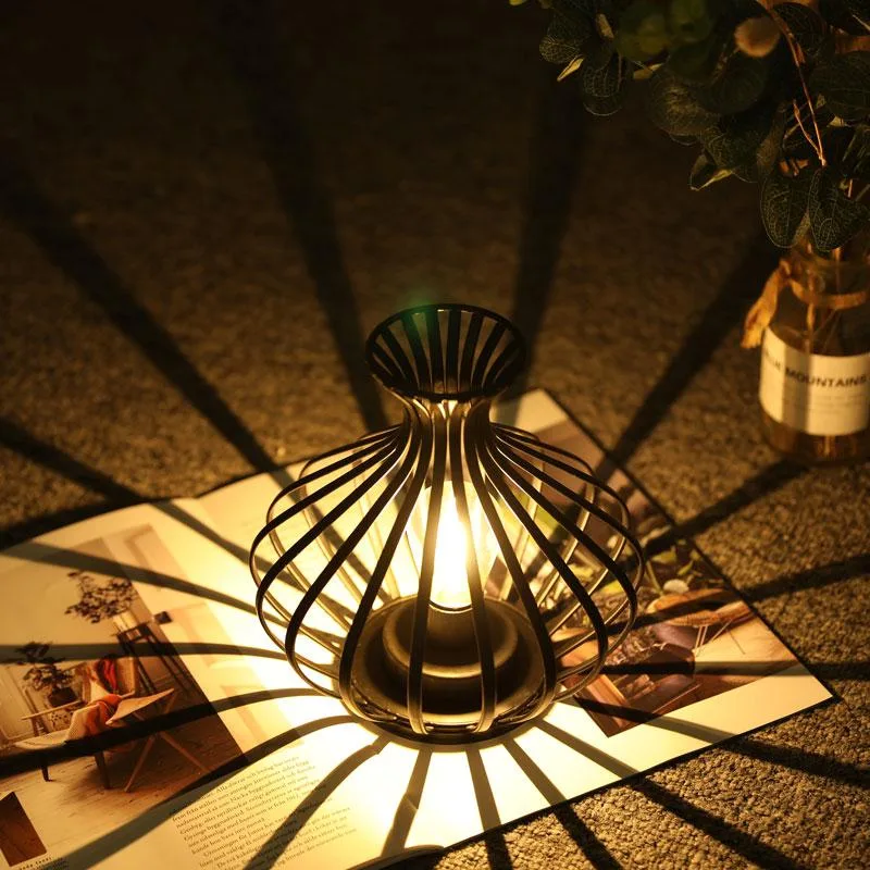 JHY DESIGN JHY DESIGN Table Lamp 7.5 inch Black Battery Operated — product photo