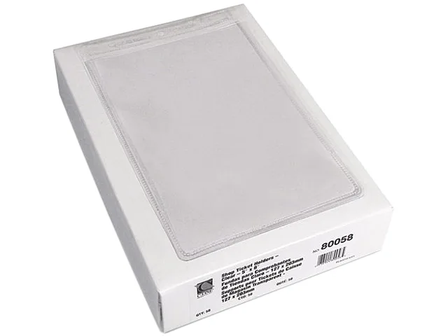 C-Line C-Line 80058 Literature Holder, Top-Load, 5 x 8, Clear, 50/Box — product photo