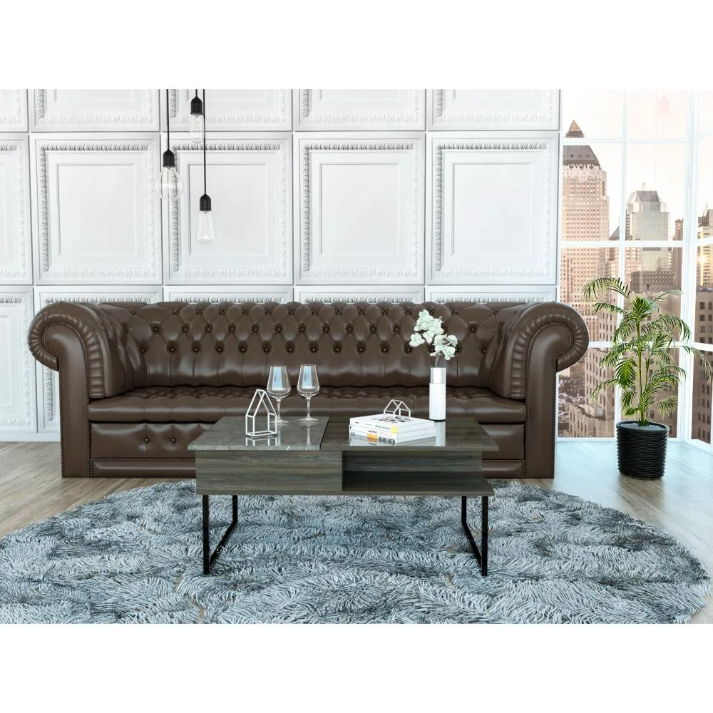 tuphen tuphen Atlanta Lift Top Coffee Table Carbon Espresso Onyx 41.3" x 25.9 — product photo