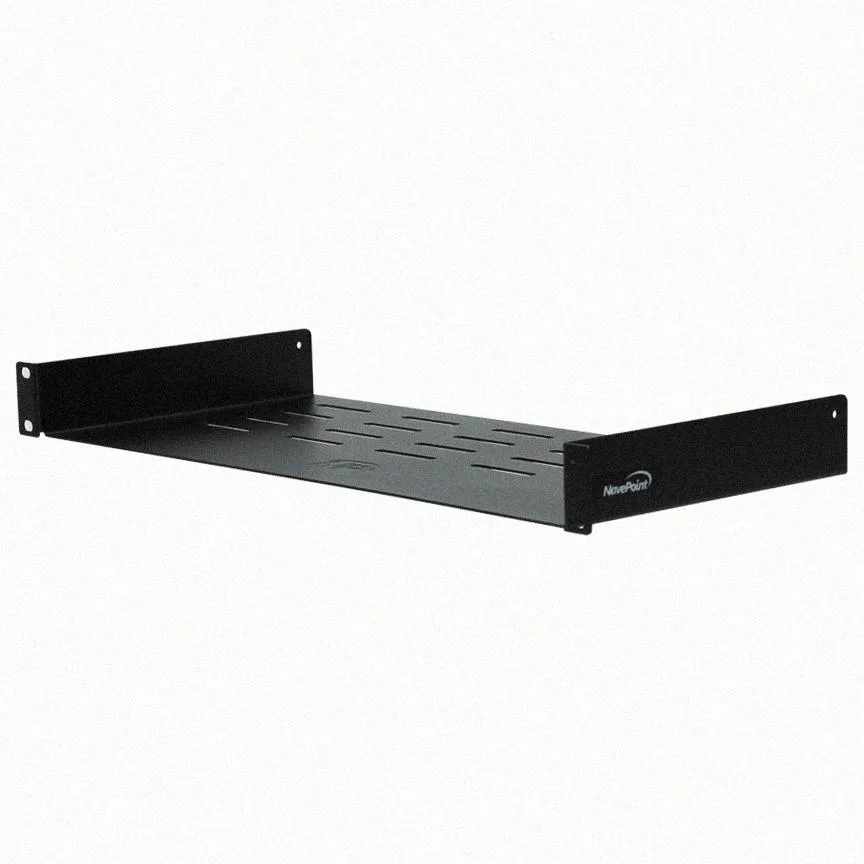 NavePoint NavePoint 1U Vented Rack Shelf 210mm Deep No Lip — product photo