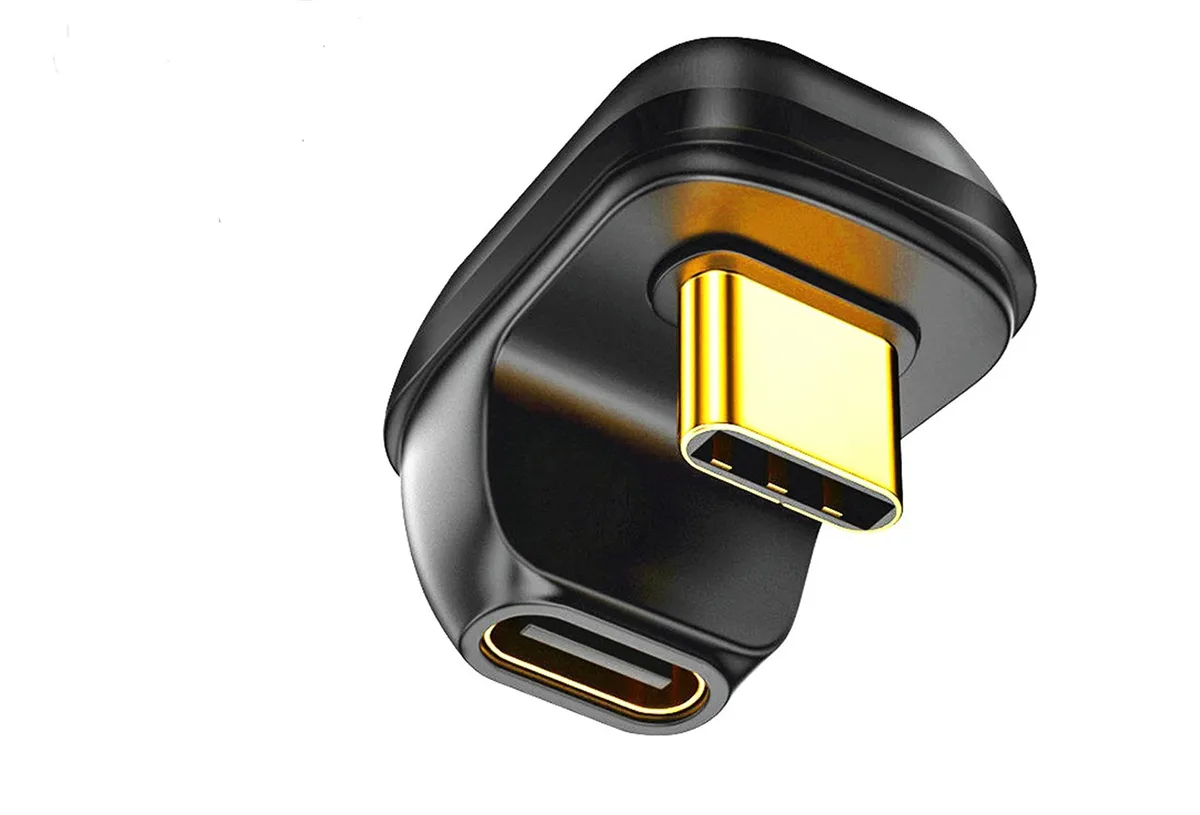 BUCIER BUCIER U-Shape USB C Adapter 40Gbps 180° PD 100W 8K@60Hz usb converter — product photo