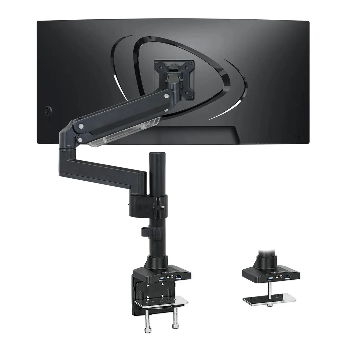 Mount-It Mount-It MI-4771 Single-Monitor Stand 17-35" 33 lbs VESA 75/100/200 USB 3.0 — product photo