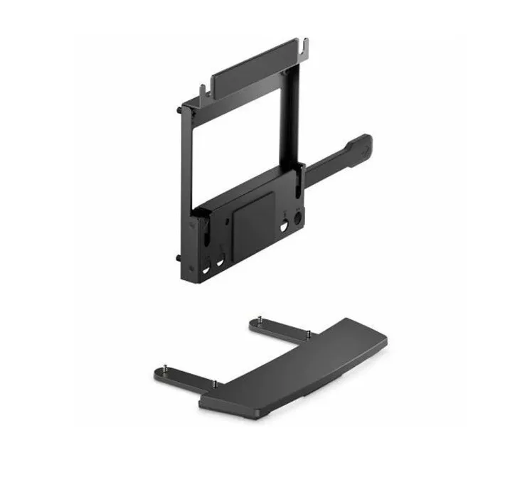 Black VESA mount bracket with base extender for Dell All-in-One E Series
