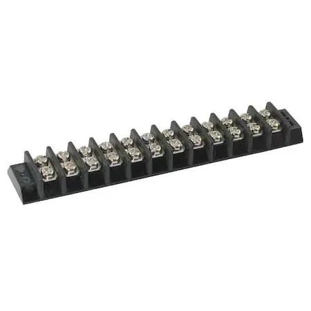 Value Brand Value Brand 12 Pole 2 Row 15 A 300 V AC 14 AWG Terminal Strip — product photo