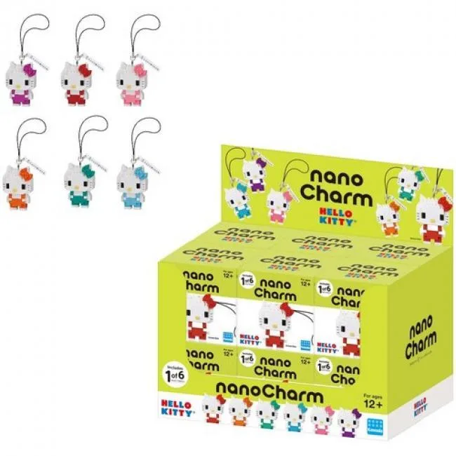Nanoblock Nanoblock NAN23622 nanoCharm Hello Kitty Colors Blind Box Display 12 — product photo