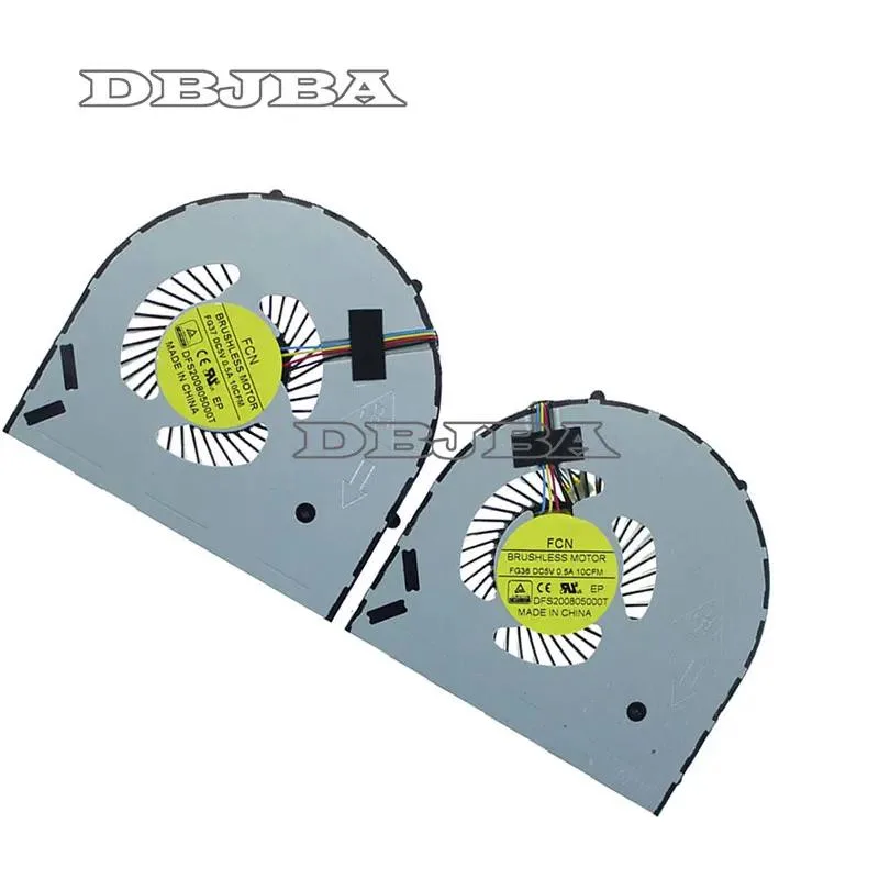 DBTLAP DBTLAP 2PCS/SET CPU GPU Cooling Fan 15 R2 R3 FG36 FG37 — product photo