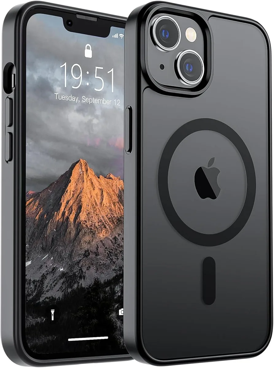PISKEKAT PISKEKAT iPhone 16 Clear Magnetic Case 38 N52 Magnets 2400gf 10ft Drop — product photo