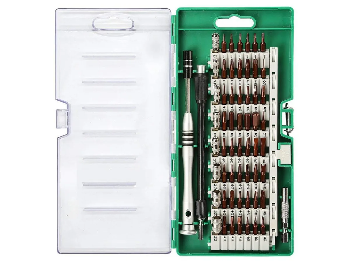 BONAEVER BONAEVER 60 in 1 Precision Screwdriver Set with 56 Bits laptop case — product photo
