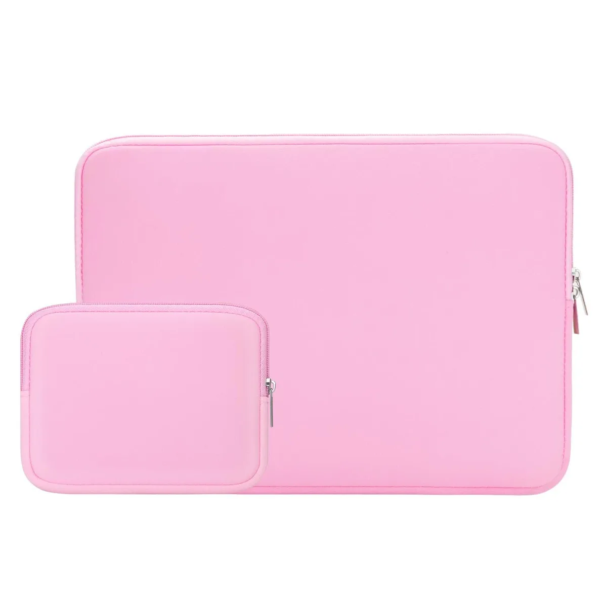  RAINYEAR RY4018 14 Inch Laptop Sleeve Soft Case Pink — product photo