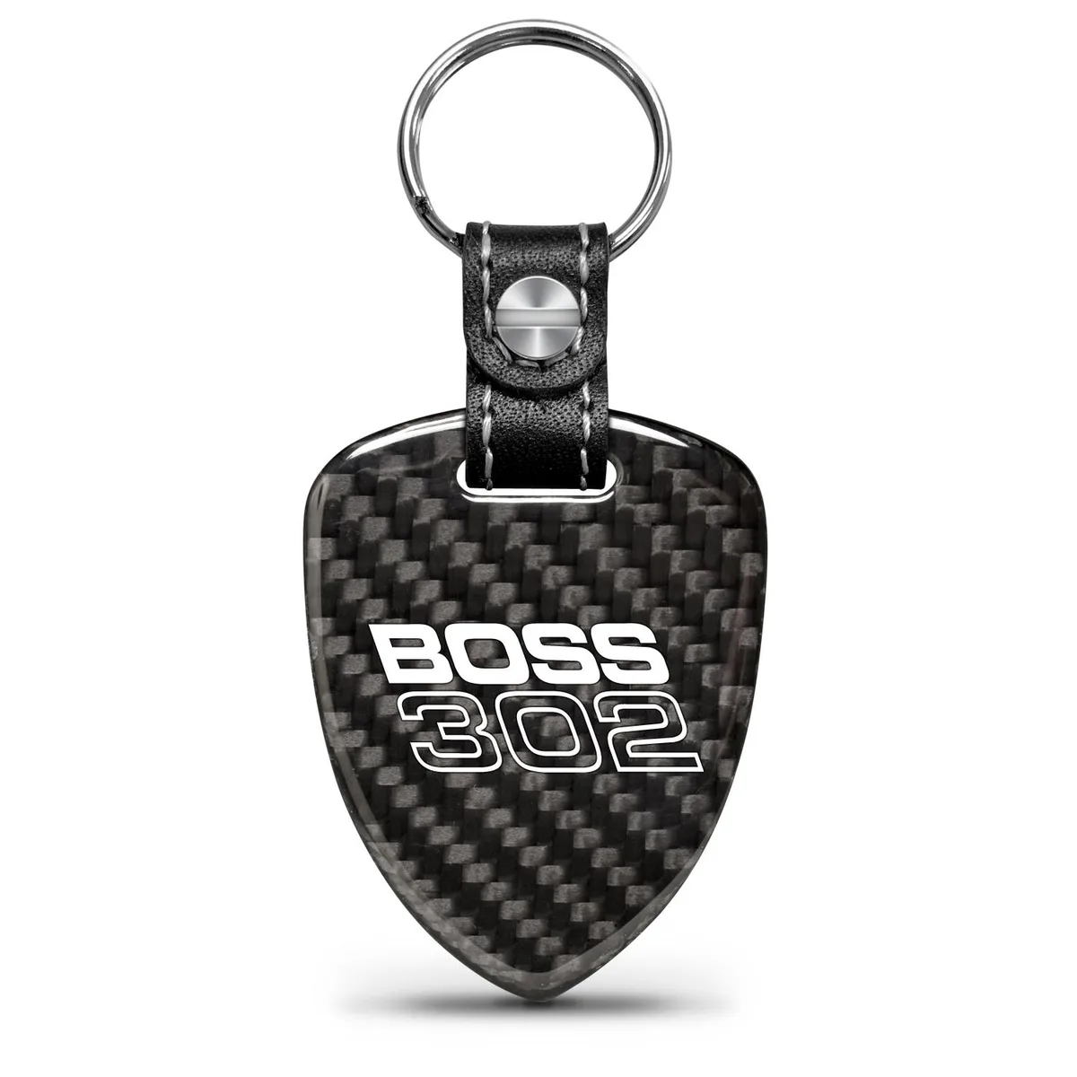 iPick Image, LLC iPick Image, LLC Ford Mustang Boss 302 Carbon Fiber Key Chain — product photo
