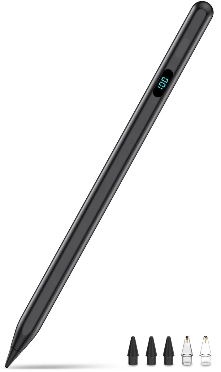 TUJUFREE K12 Stylus Black USB-C 25min 5 Tips — product photo