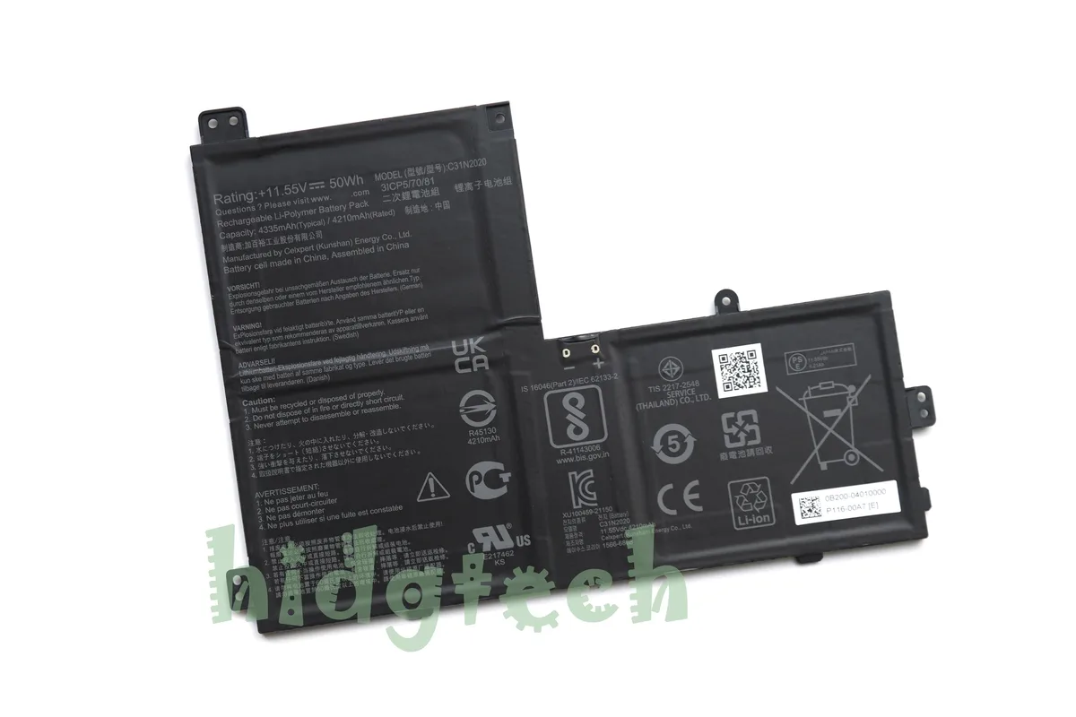 Beisite Beisite C31N2020 50Wh 11.55V laptop battery for Asus Chromebook Flip CM1 — product photo