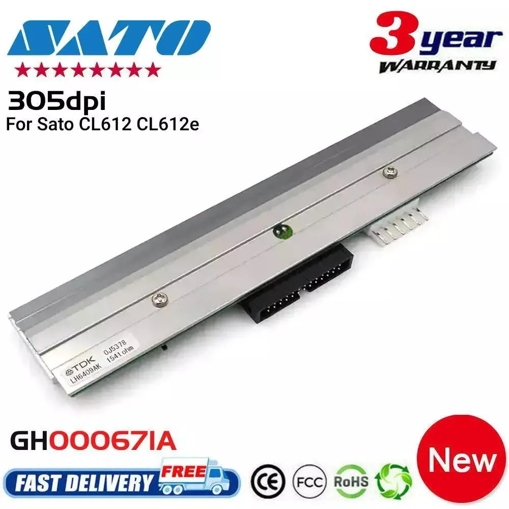 Sato Sato GH000671A Print Head CL612 CL612e 305dpi — product photo