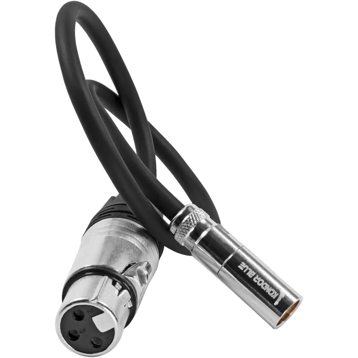 Kondor Blue Kondor Blue 16" TA4M 4-Pin Mini XLR to 3-Pin XLR Microphone Cable — product photo