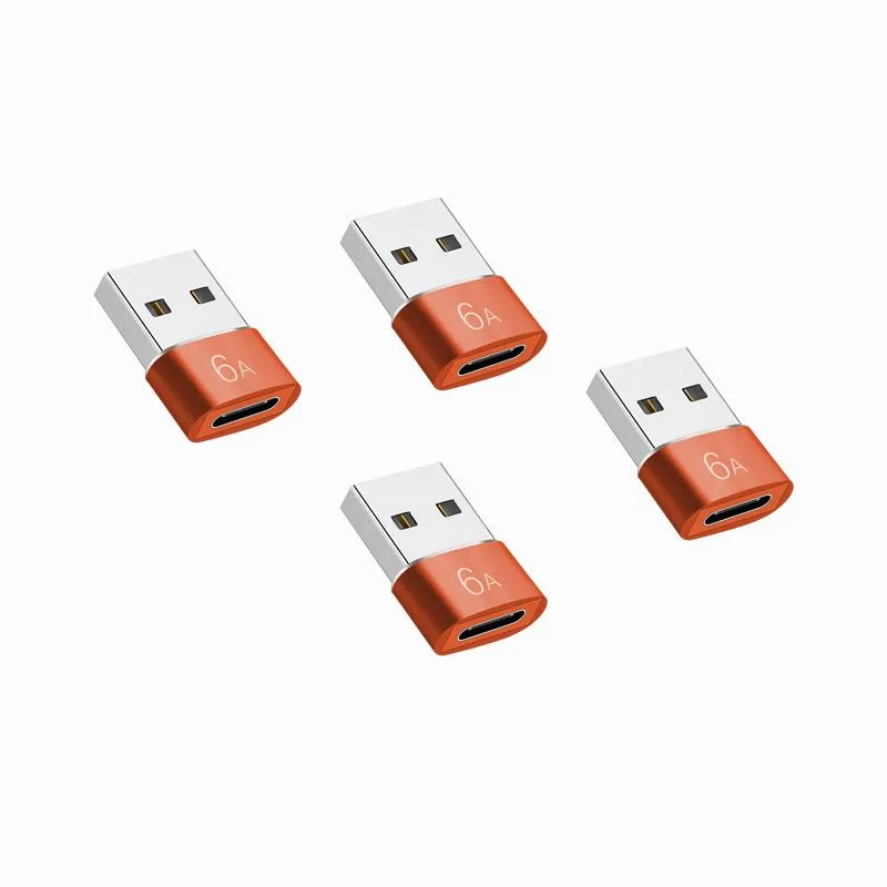 Icomroad Icomroad USB 3.0 to Type-C Adapter 4 Pack Orange — product photo