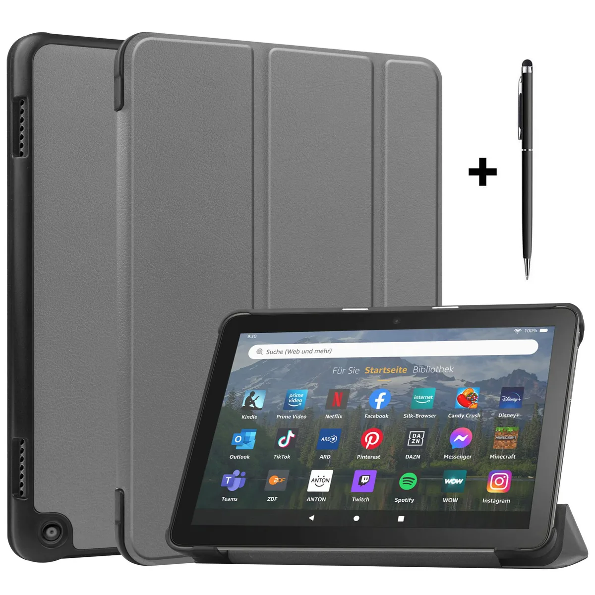 Werleo Werleo tablet case Gray 10th 12th gen 2020 2022 — product photo