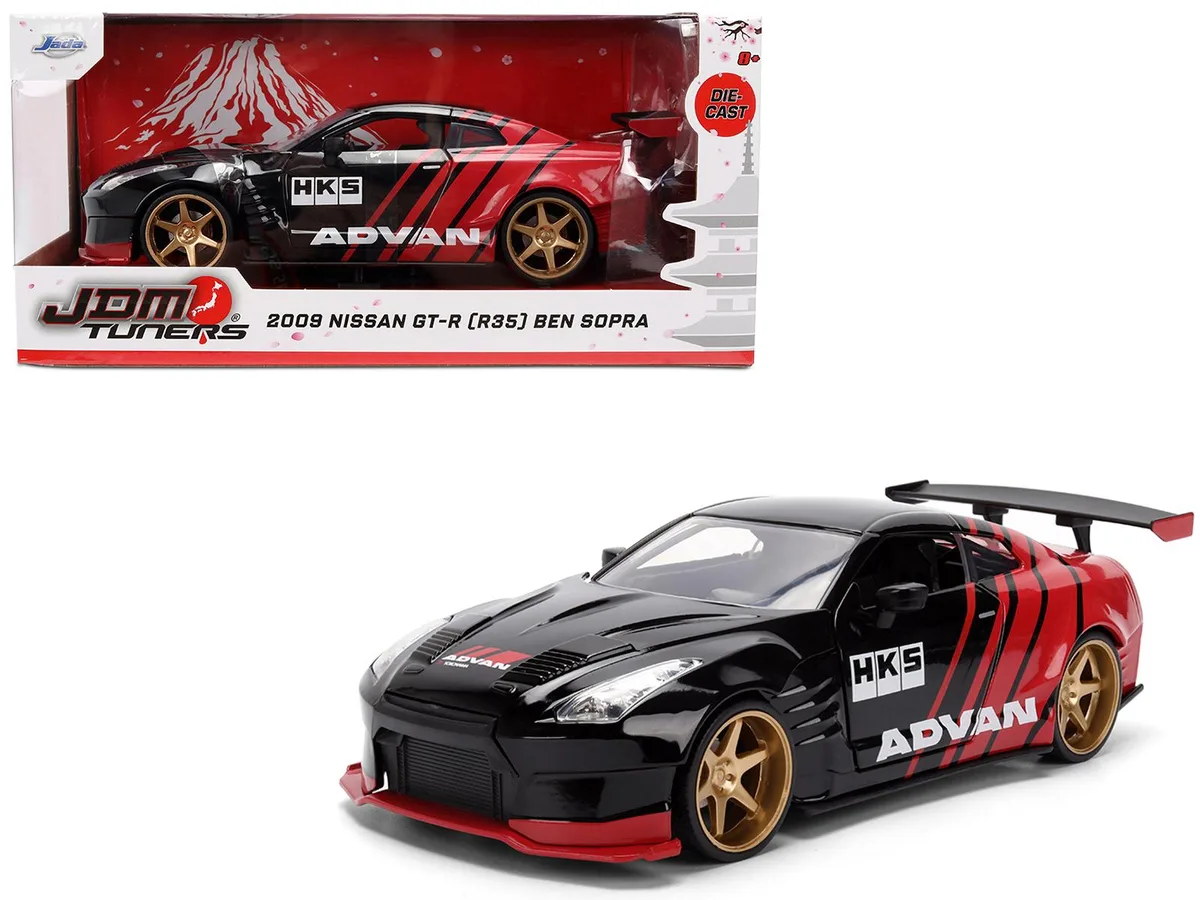 Jada Jada 2009 Nissan GT-R R35 Ben Sopra Advan JDM Tuners 1/24 Diecast Car — product photo
