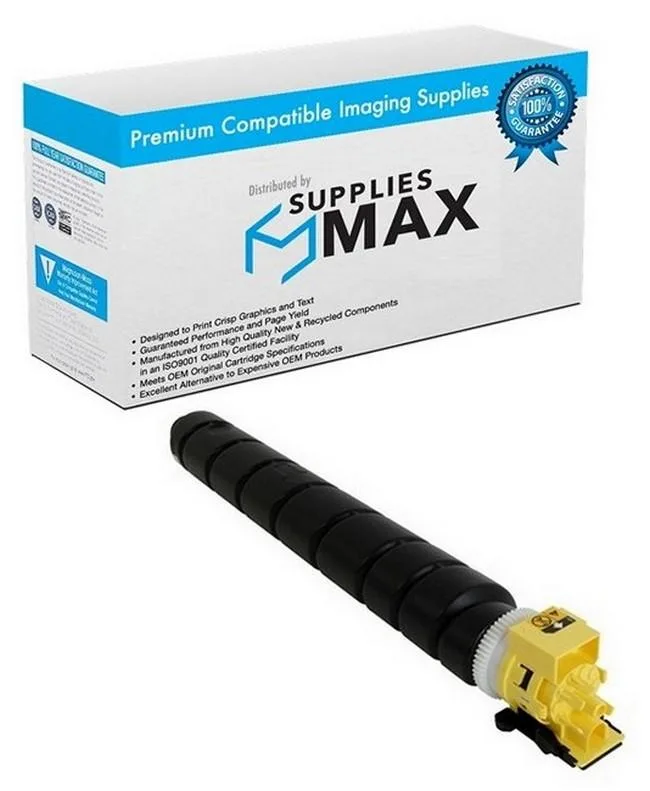 SuppliesMax SuppliesMax 1T02RMACS0 Yellow Toner Cartridge 15000 Pages — product photo