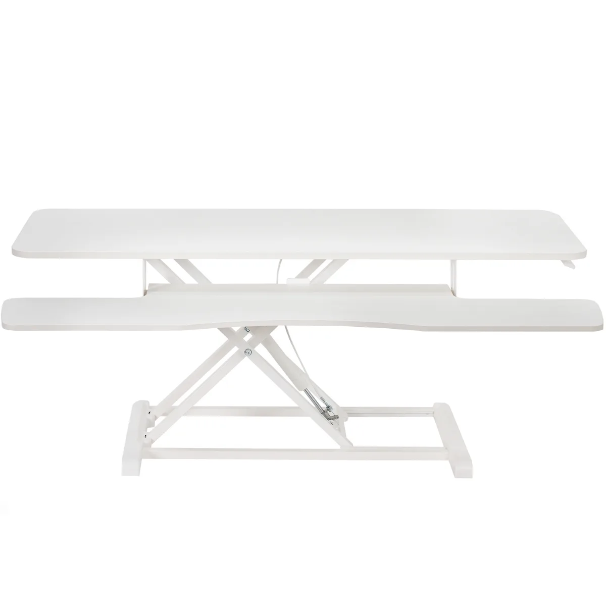 VIVO VIVO White 48" Height Adjustable Standing Desk Riser — product photo
