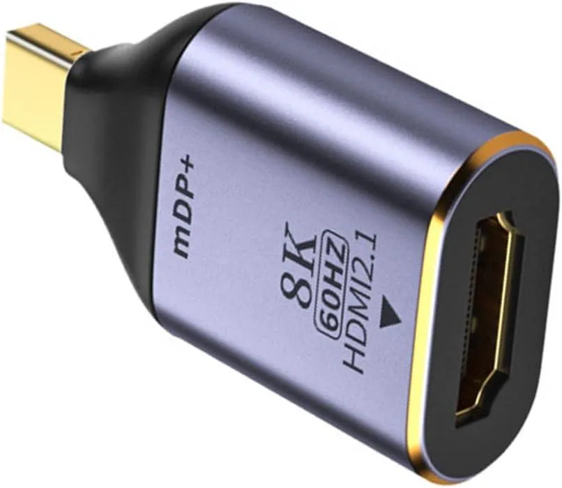 Corn Electronics Corn Electronics Mini DisplayPort to HDMI 2.1 cable 8K 60Hz 48Gbps — product photo