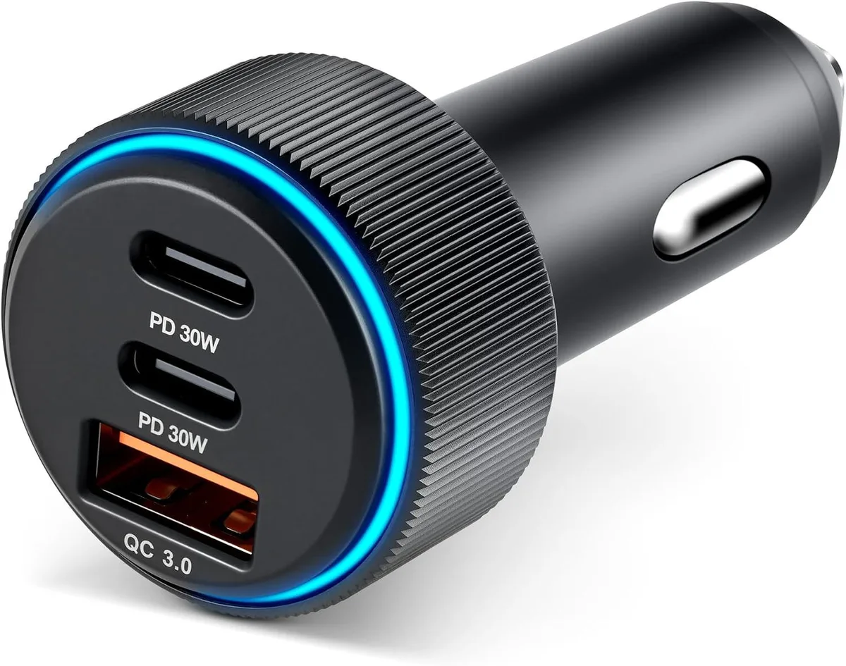 Leelbox Leelbox 66W 3-Port USB-C Car Charger PD PPS QC3.0 — product photo