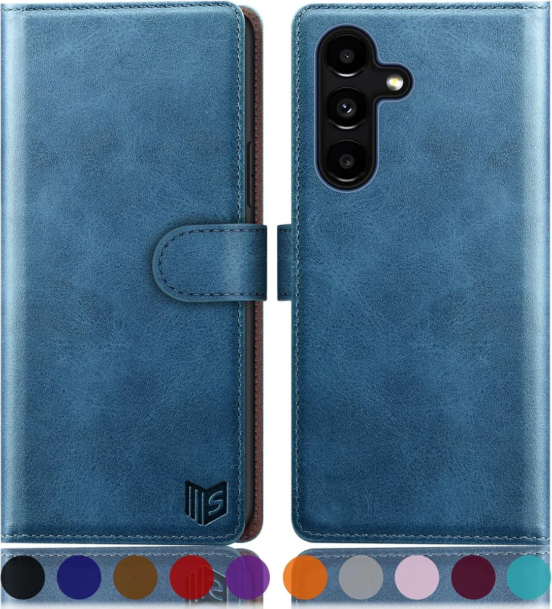 TAURKENAM TAURKENAM Samsung Galaxy S24 5G Wallet Case RFID Sky Blue — product photo